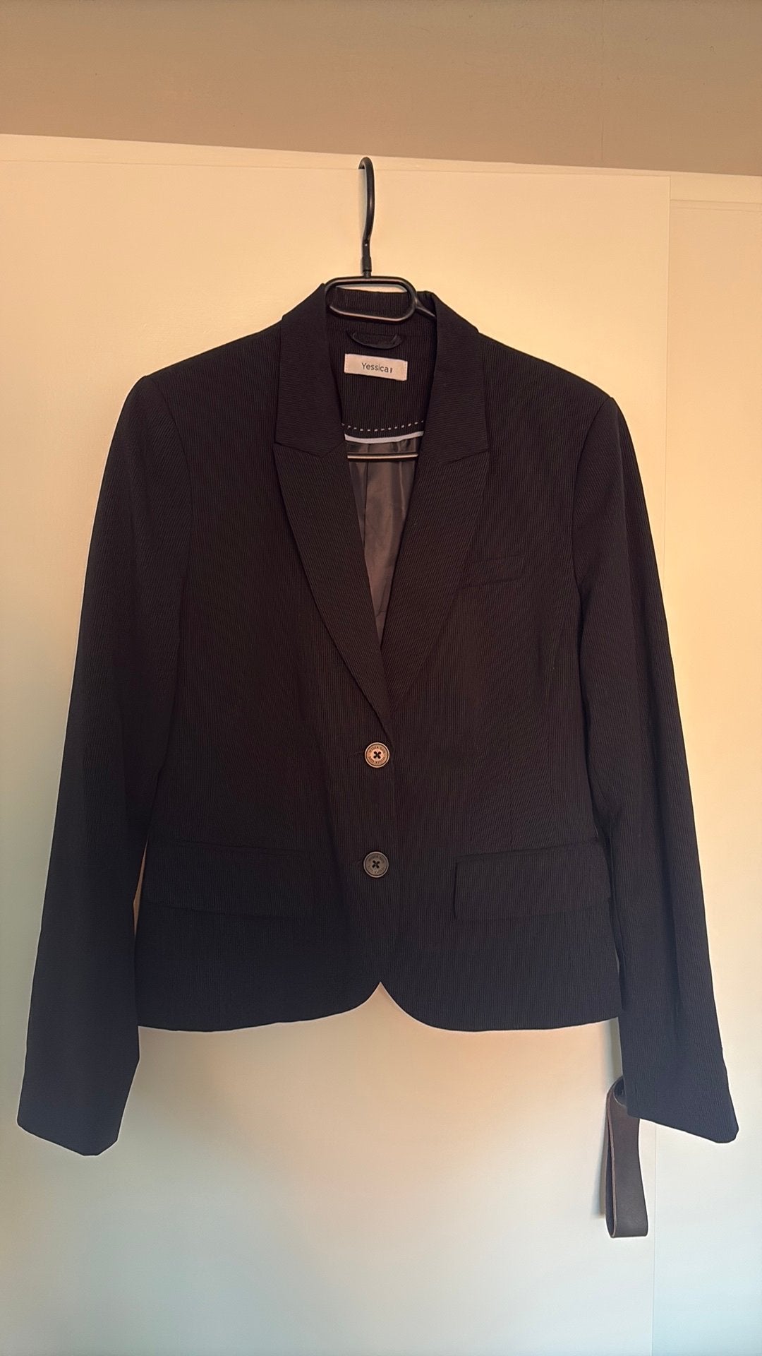 Blauw met wit gestreepte blazer, Ophalen of Verzenden, Zo goed als nieuw, Blauw