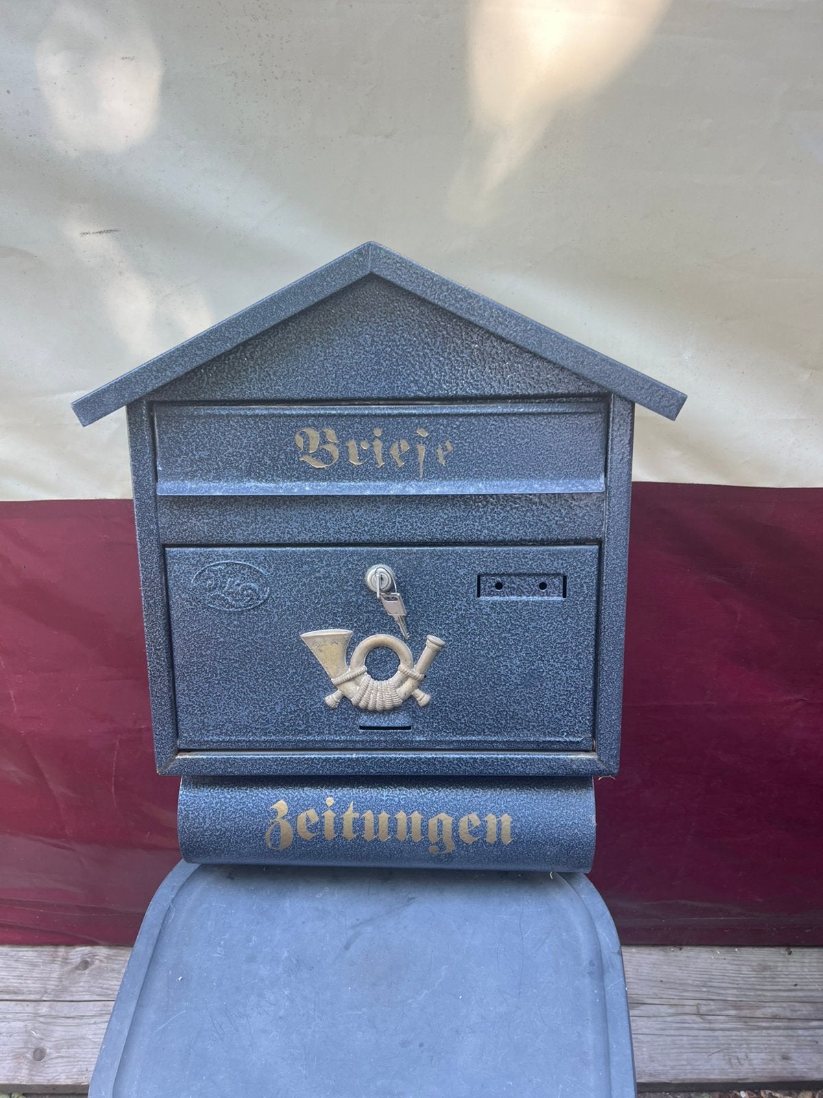 Gebruikte Brabantia brievenbus, Tuin en Terras, Ophalen, Gebruikt