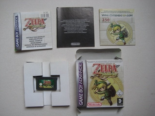 Legend of Zelda Minish Cap Nintendo Gameboy Game Boy Advance, Spelcomputers en Games, 1 speler, Ophalen of Verzenden, Zo goed als nieuw