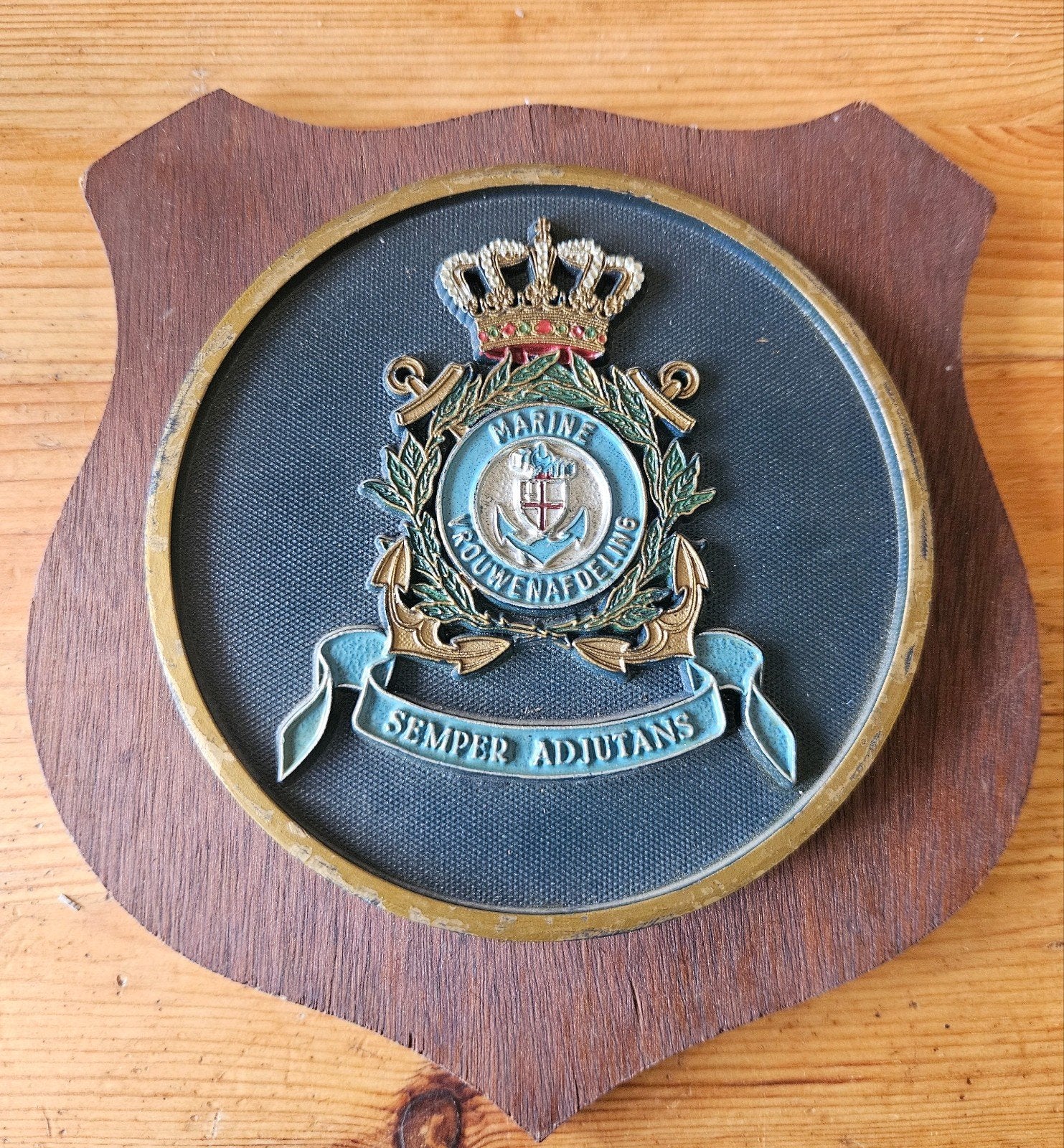 Wapenschildje Marva, Verzamelen, Ophalen of Verzenden, Landmacht, Nederland, Embleem of Badge