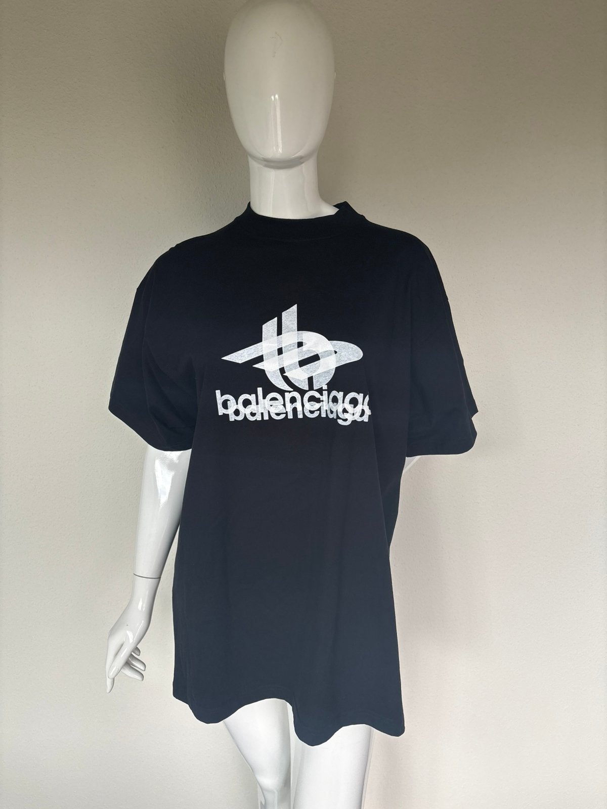 ORIGINEEL BALENCIAGA 3D SPORTS TSHIRT ZWART HEREN L NP €675, Ophalen of Verzenden, Nieuw, Maat 52/54 (L), Zwart