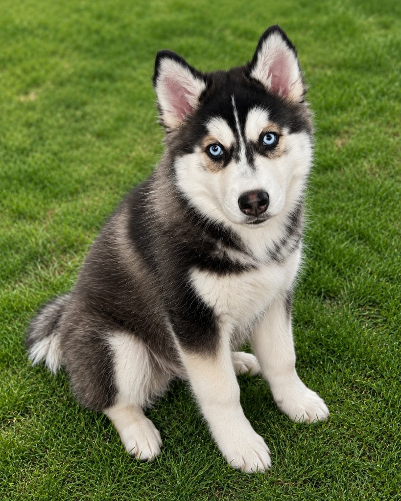 Australian Shepard/Husky pup teef, 15 weken tot 1 jaar, Overige rassen, Teef, Eén hond