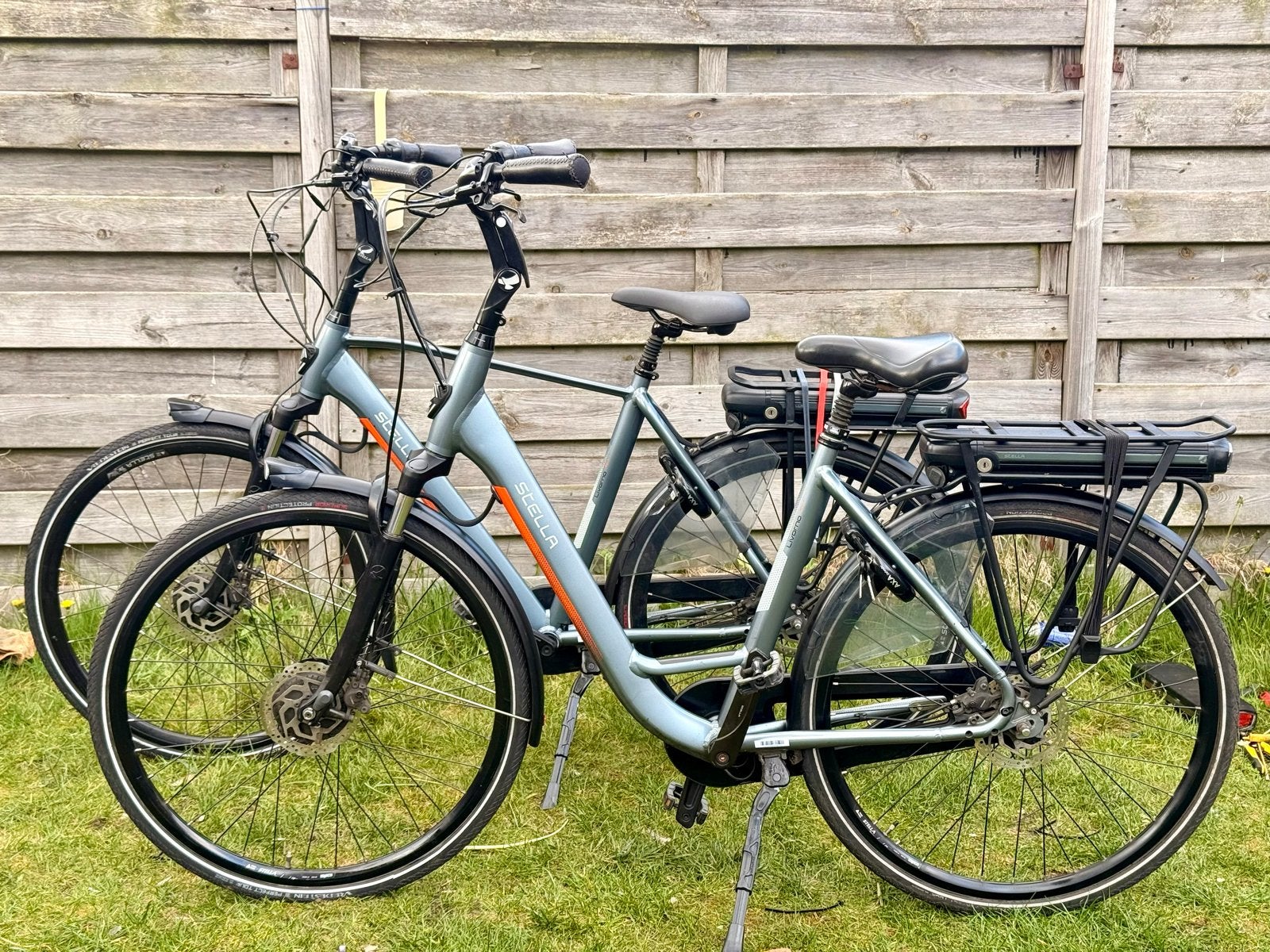 Set Stella elektrische fietsen (dames- en herenfiets), Overige merken, S, Ophalen of Verzenden, Zo goed als nieuw