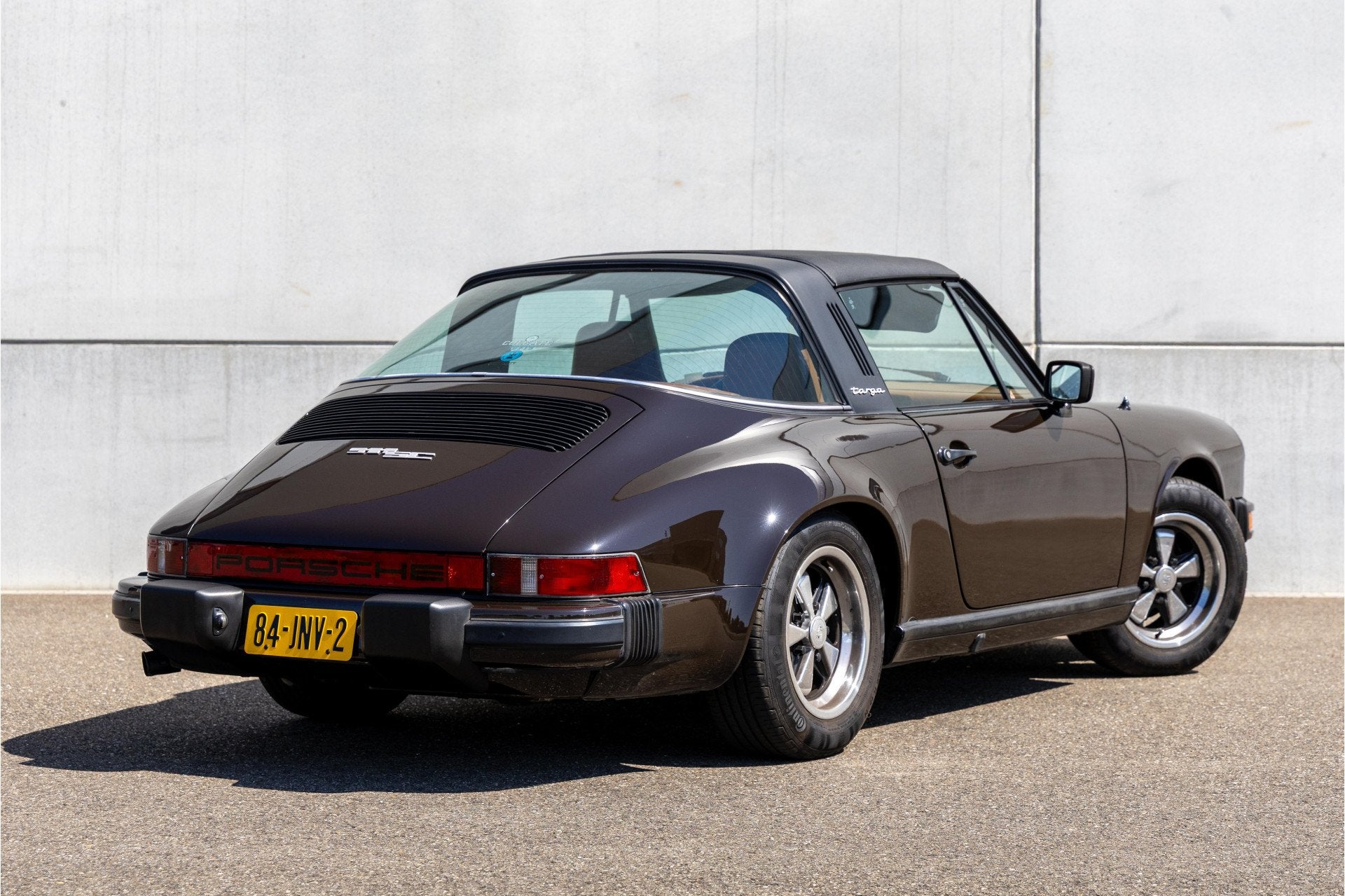Porsche 911 3.0 SC TARGA (bj 1979), 188 pk, 4 stoelen, Leder, Bruin