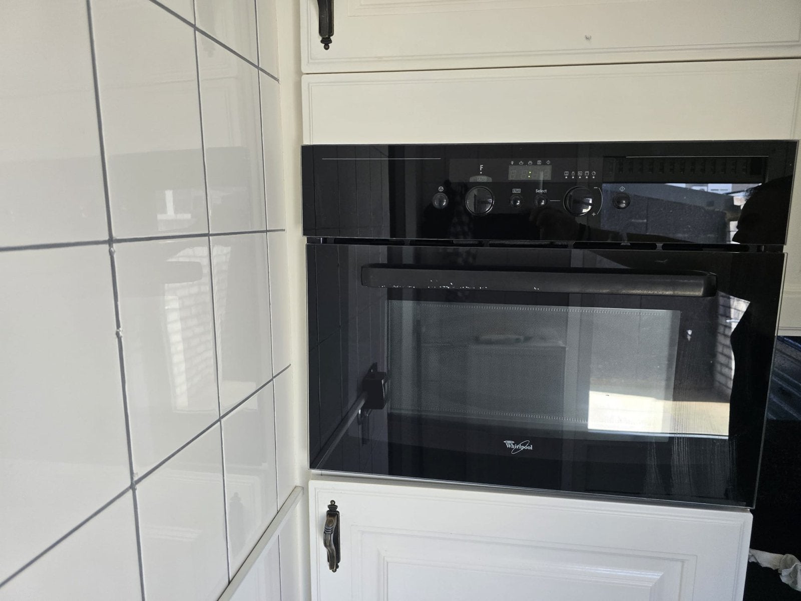 Whirlpool AMW 523/NB Inbouw Combi-oven/Magnetron, Ophalen, Whirlpool, Gebruikt, Combi-oven