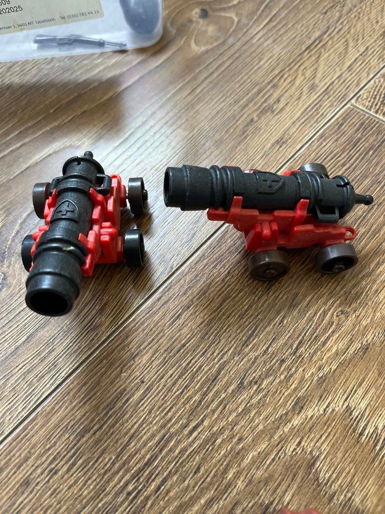 Playmobil piraten en kanonnen set, Ophalen of Verzenden, Zo goed als nieuw, Los playmobil