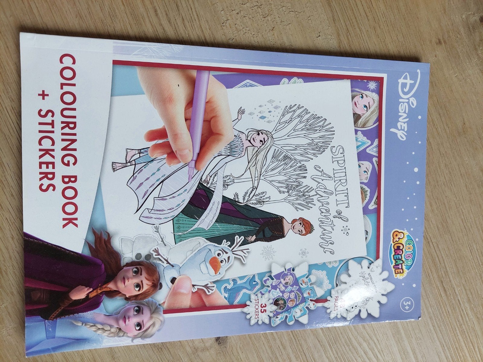 Disney Frozen Kleurboek + Stickers - Nieuw, Film en tv, Nieuw, Meerkleurig, Ophalen of Verzenden