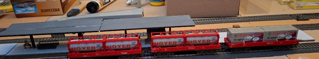 marklin   containerwagens 3 stuks, Hobby en Vrije tijd, Modeltreinen | H0, Wisselstroom, Ophalen of Verzenden, Märklin, Nieuw