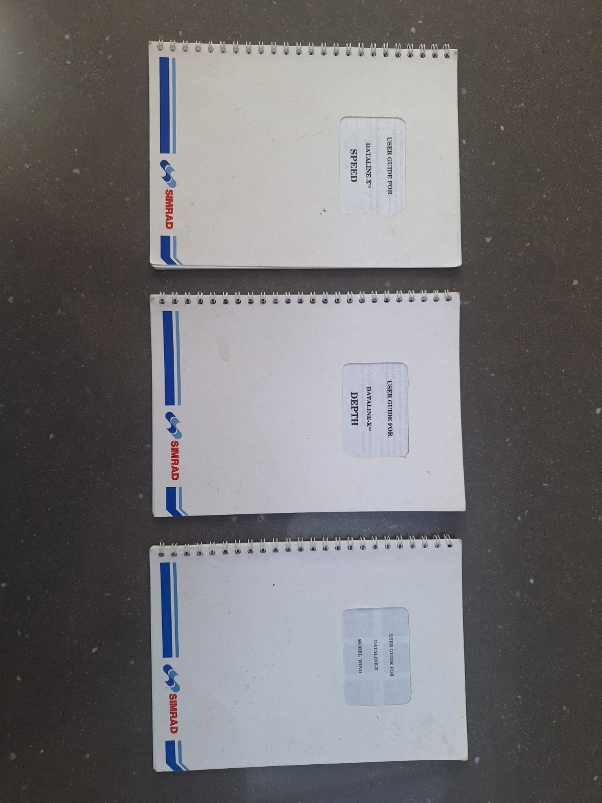 Simrad Dataline X handleidingen (Speed, Depth, Wind), Ophalen, Overige typen