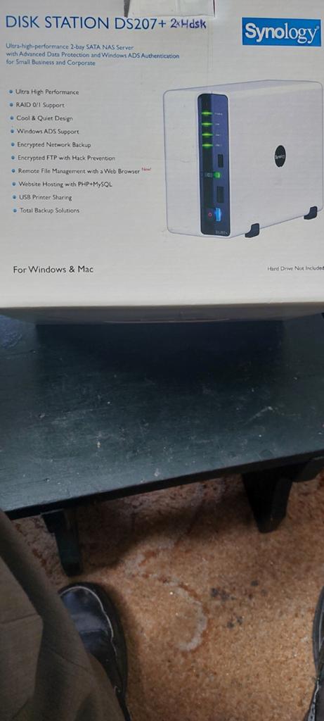Synology Disk Station DS207+ NAS Server (Nieuwstaat), Ophalen of Verzenden, Nieuw