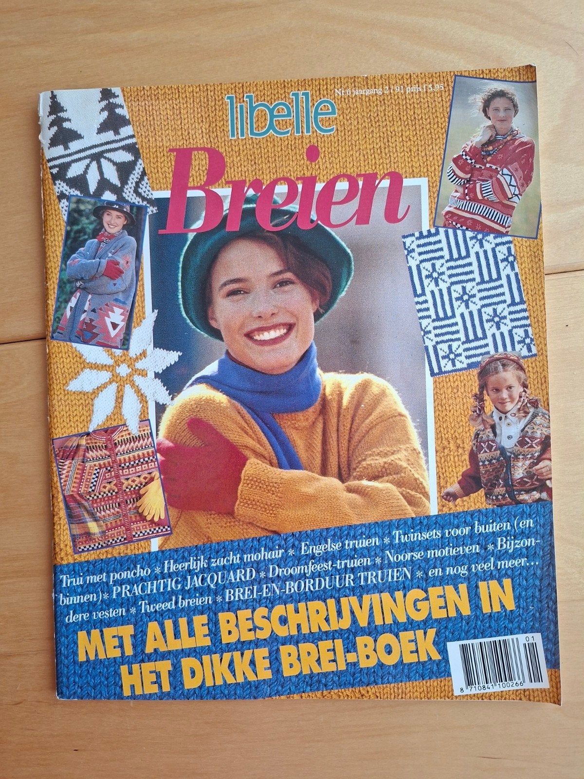 Libelle Breien - Het Dikke Brei-Boek (1991), Ophalen of Verzenden, Gebruikt, Breien, Patroon of Boek