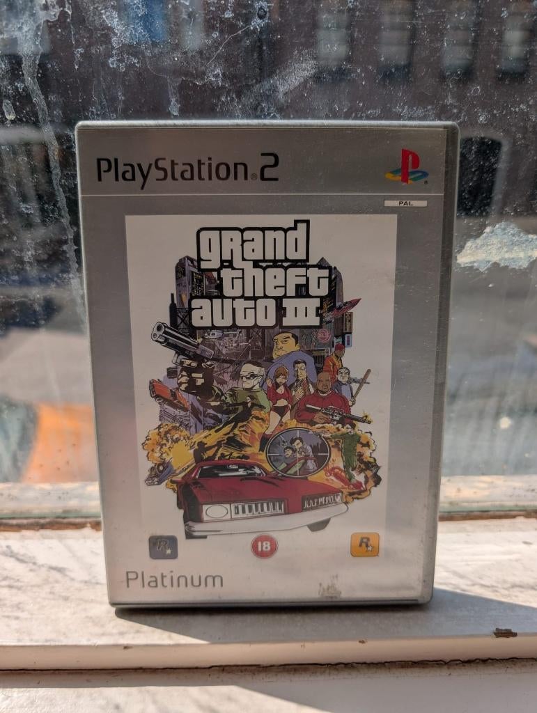Grand Theft Auto 3 Playstation 2, Avontuur en Actie, Gebruikt, Vanaf 18 jaar, 1 speler