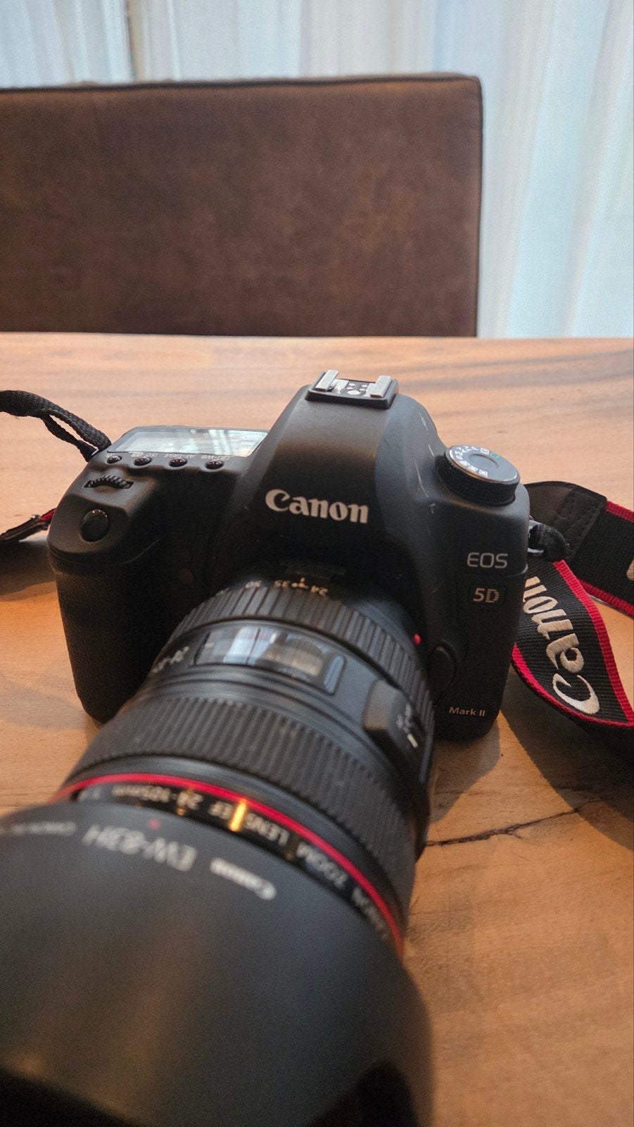Canon EOS 5D Mark II met 24-105mm L lens en accessoires, Gebruikt, Spiegelreflex, Canon, Ophalen of Verzenden