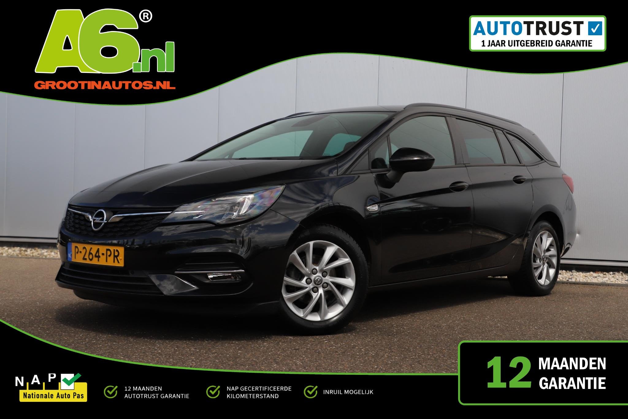 Opel Astra Sports Tourer 1.2 Business Edition 131PK Trekhaak, Auto's, Opel, Voorwielaandrijving, Stof, Euro 6, 1199 cc