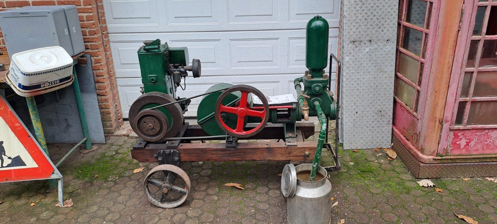 diverse stationaire motoren en waterpompen, Ophalen, Gebruikt, Benzinemotor