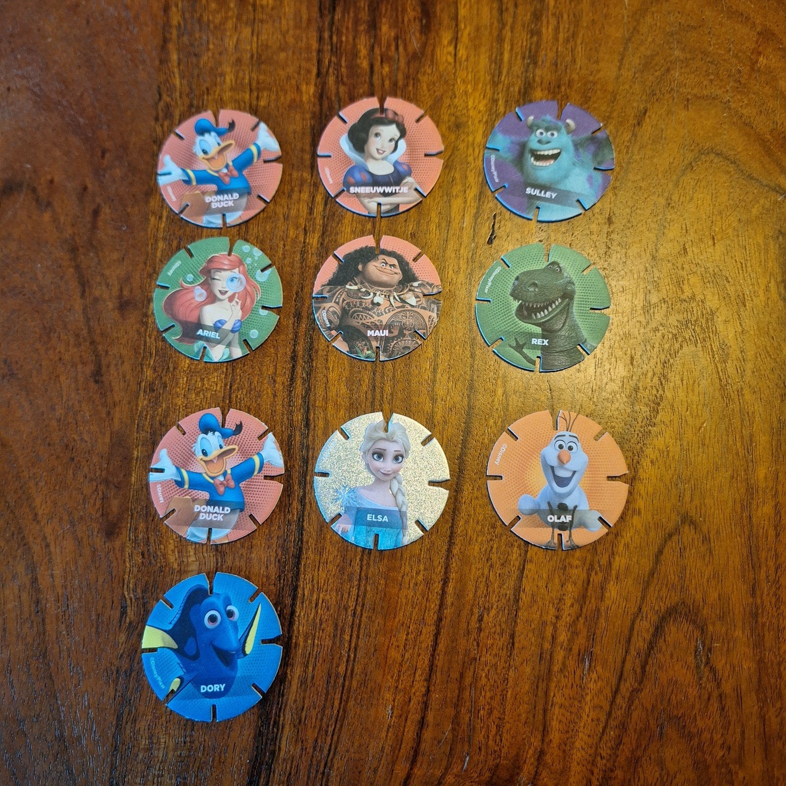 10 Disney diskeyz, Ophalen of Verzenden, Beeldje of Figuurtje