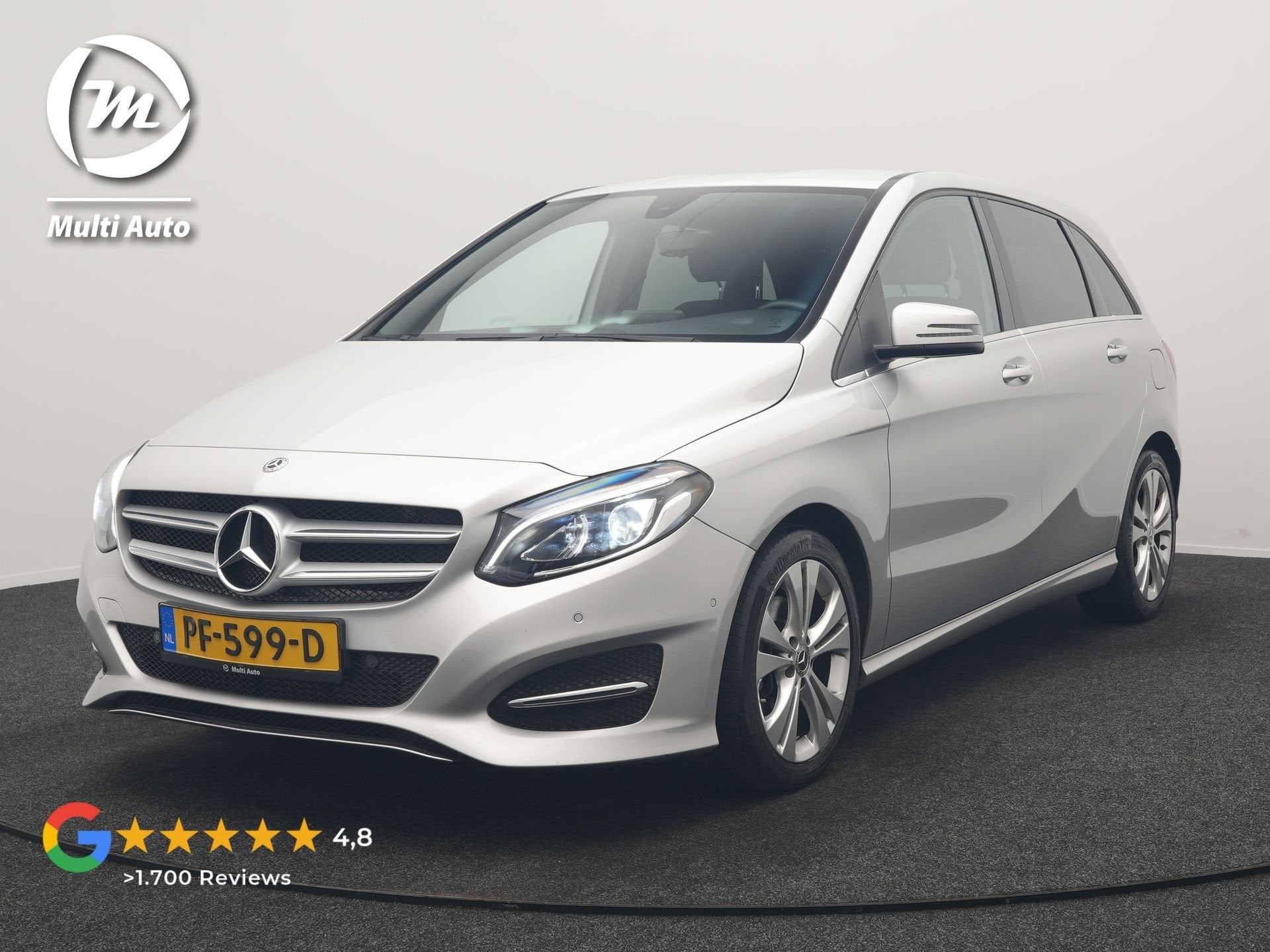Mercedes-Benz B-Klasse 180 123pk Dealer O.H | Trekhaak | Cam, Auto's, 1325 kg, Gebruikt, 4 cilinders, 122 pk
