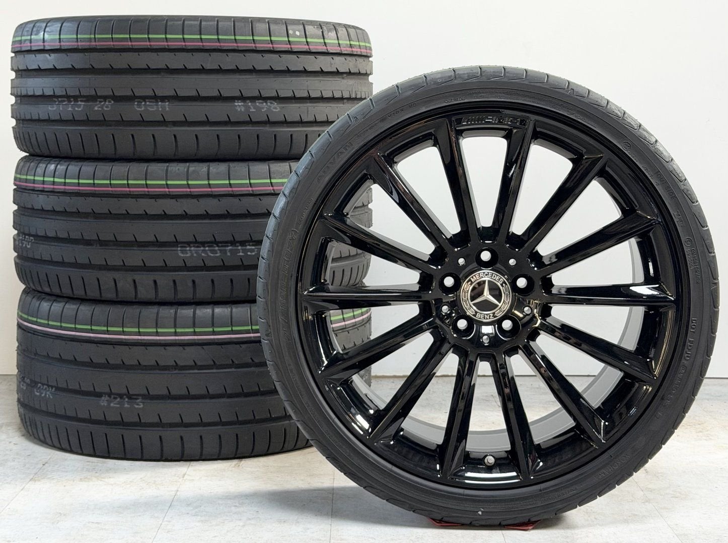 Mercedes E Klasse 20 inch AMG velgen W213 W238 Origineel MO, Gebruikt, -, -, Banden en Velgen