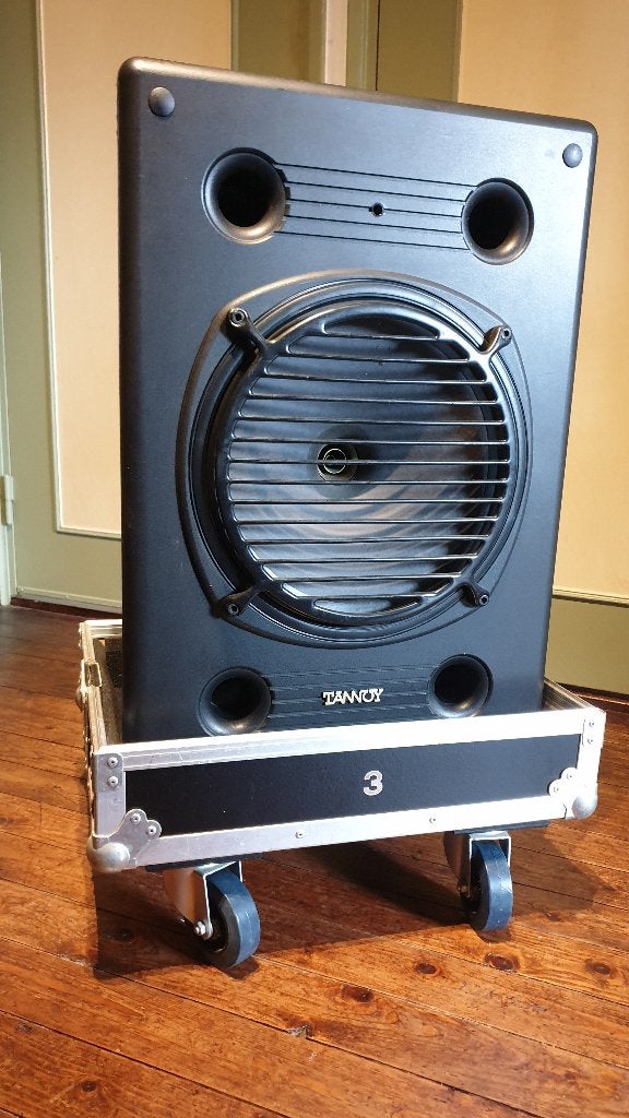 Te koop aangeboden een set  TANNOY CPA-15, Gebruikt, 120 watt of meer, Front, Rear of Stereo speakers, Ophalen