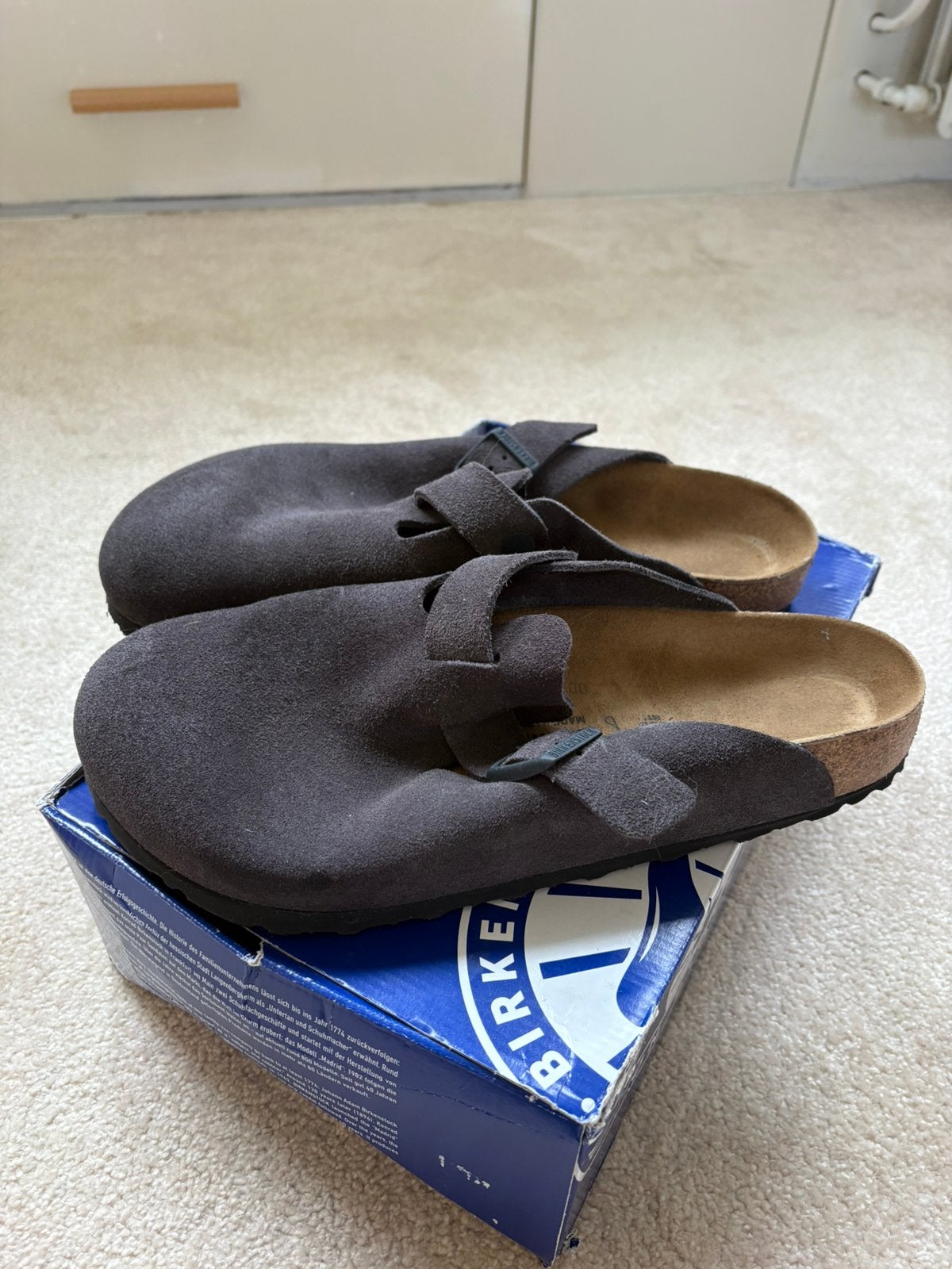 Birkenstock Boston, Overige kleuren, Klompen, Ophalen of Verzenden, Zo goed als nieuw