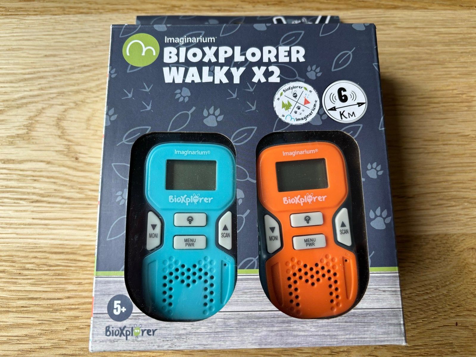 BioXplorer Walky X2 Walkie Talkies, Gebruikt, 5 tot 15 km, Ophalen of Verzenden, Portofoon of Walkie-talkie