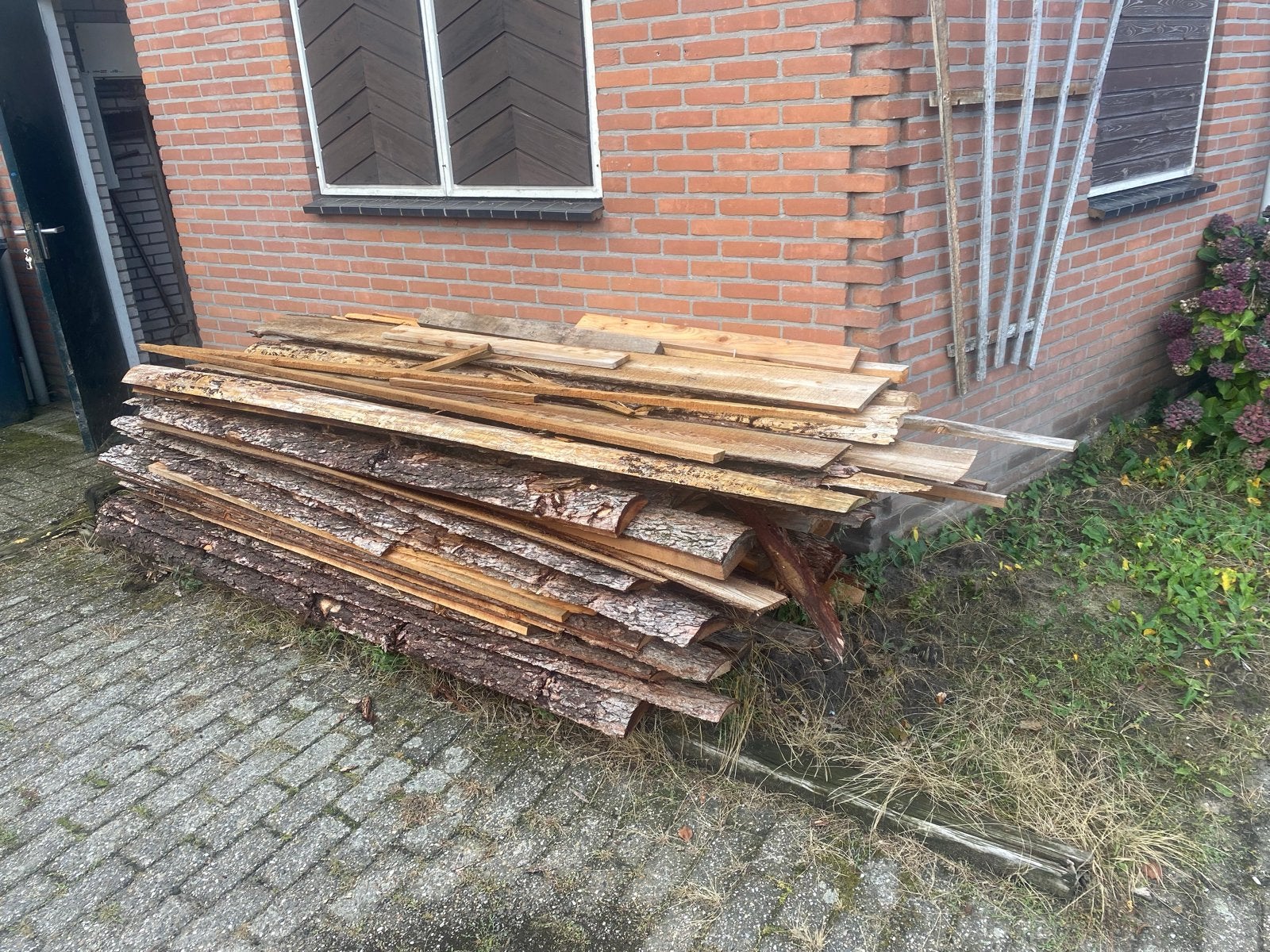 Douglas brandhout - ca. 2-2,5 kuub, Minder dan 3 m³, Ophalen of Verzenden, Overige houtsoorten, Blokken