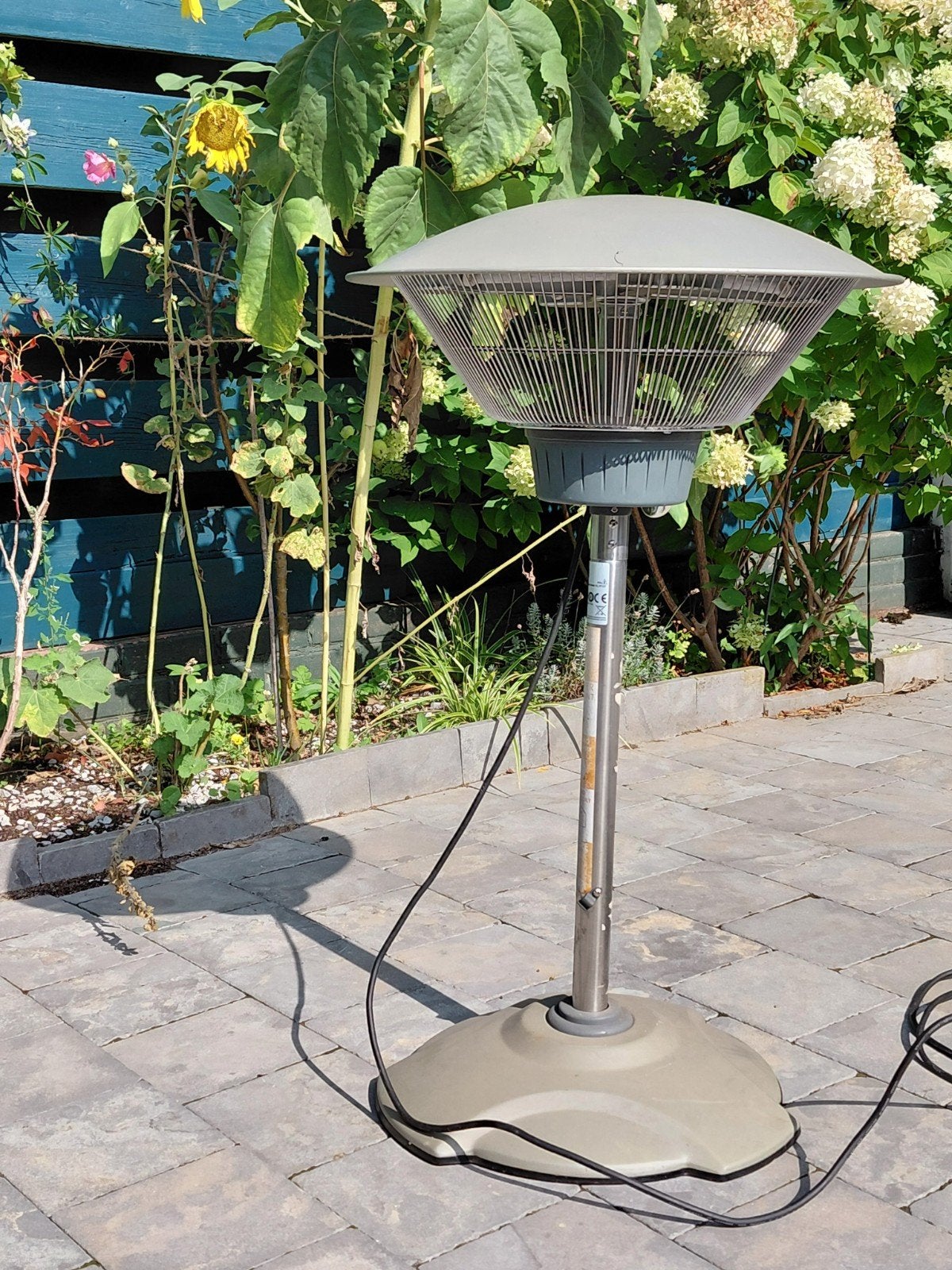 elektrische terrasverwarmer, Draaibaar, Vloer, Zo goed als nieuw, Ophalen