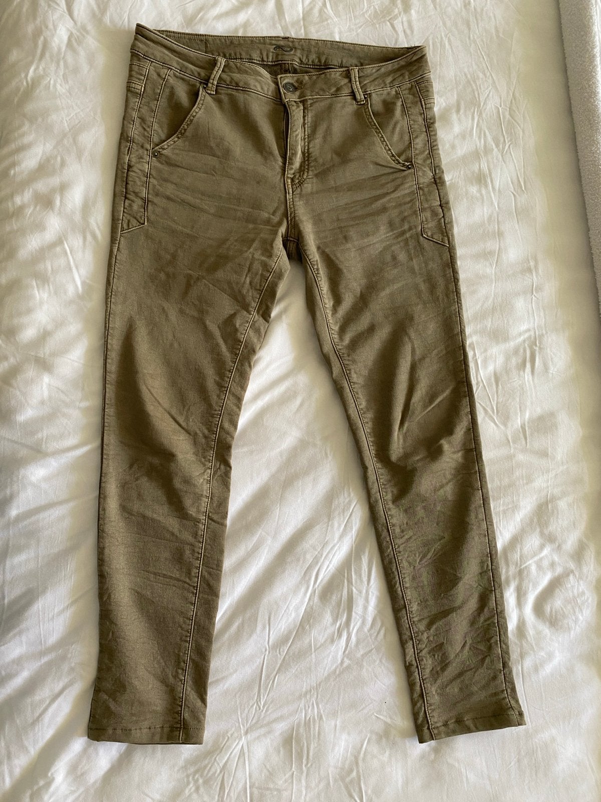 Bianco comfort broek maat 38/40 (M), Maat 38/40 (M), Beige, Ophalen of Verzenden, Zo goed als nieuw