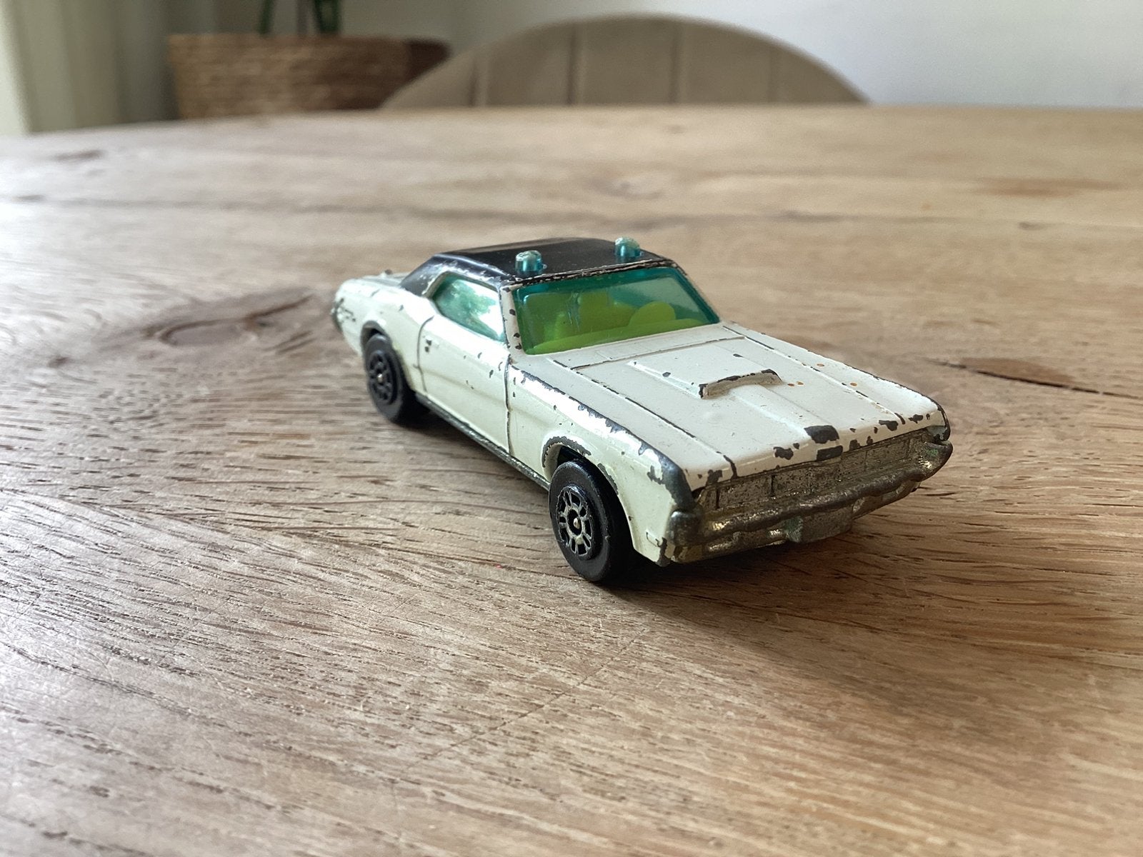 Corgi Juniors Mercury Cougar XR7 Sheriff Whizzwheels, Ophalen of Verzenden, Gebruikt, Auto