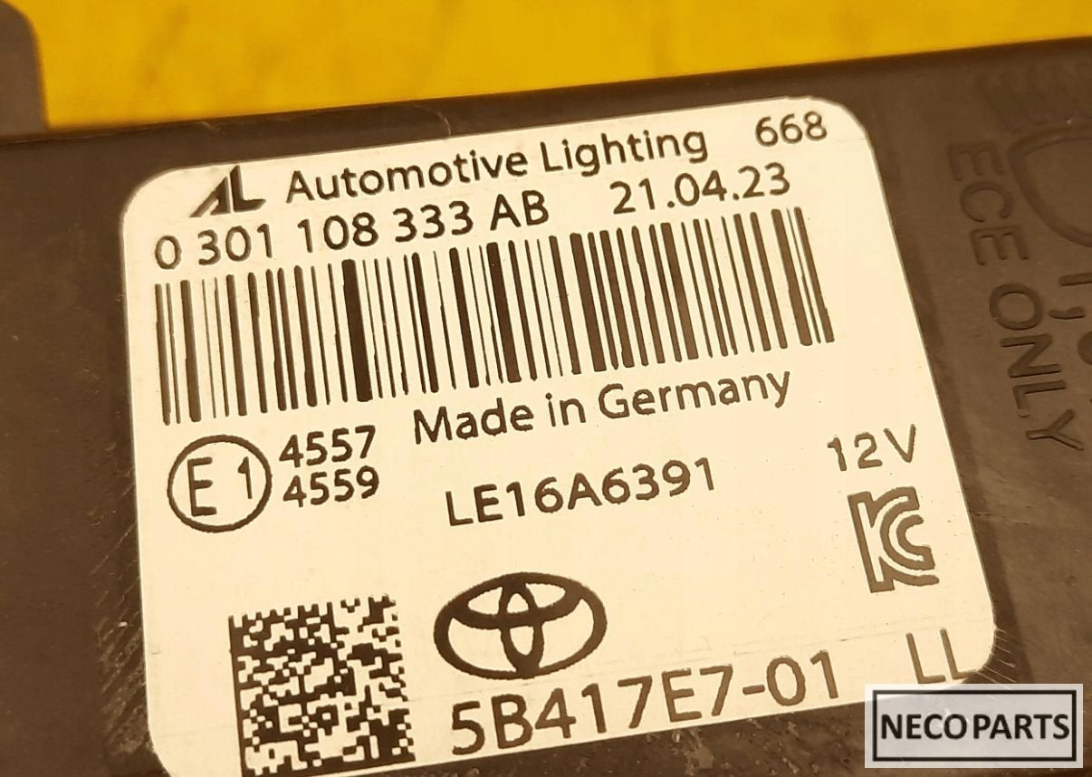 TOYOTA SUPRA MK5 V FULL LED KOPLAMP 5B417E7 ALLES LEVERBAAR!, Gebruikt, -, -, Ophalen of Verzenden