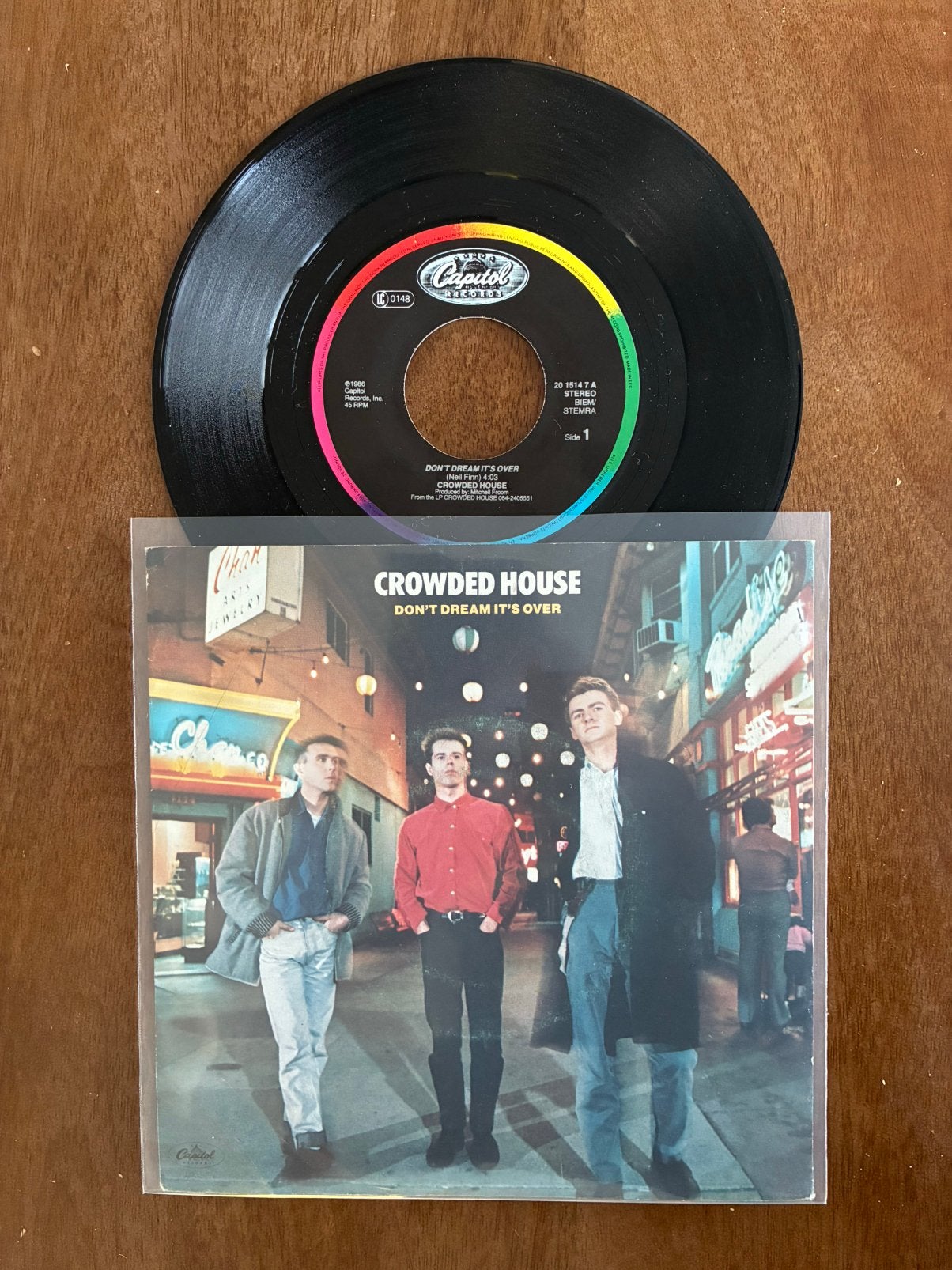 Crowded House - Don’t dream it’s over, Cd's en Dvd's, Vinyl Singles, Ophalen of Verzenden, 7 inch