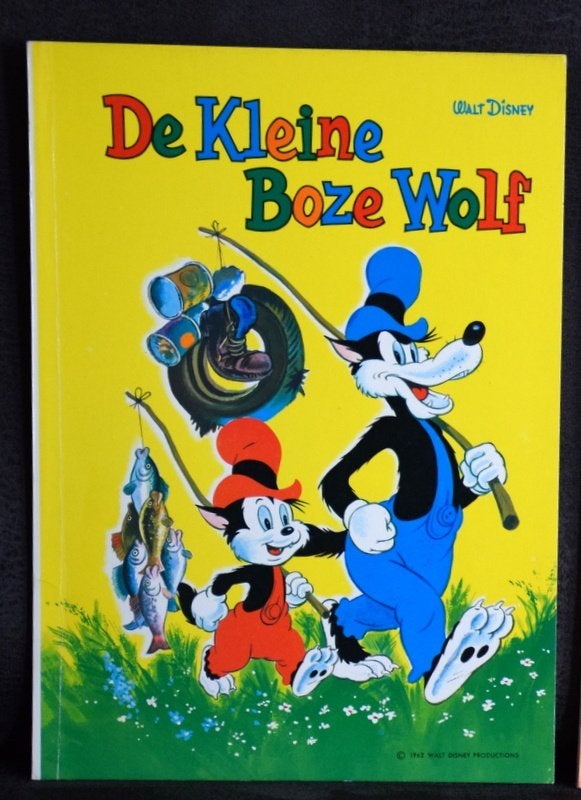 1962 De Kleine Boze Wolf 1 druk, Eén stripboek, Ophalen of Verzenden, Zo goed als nieuw
