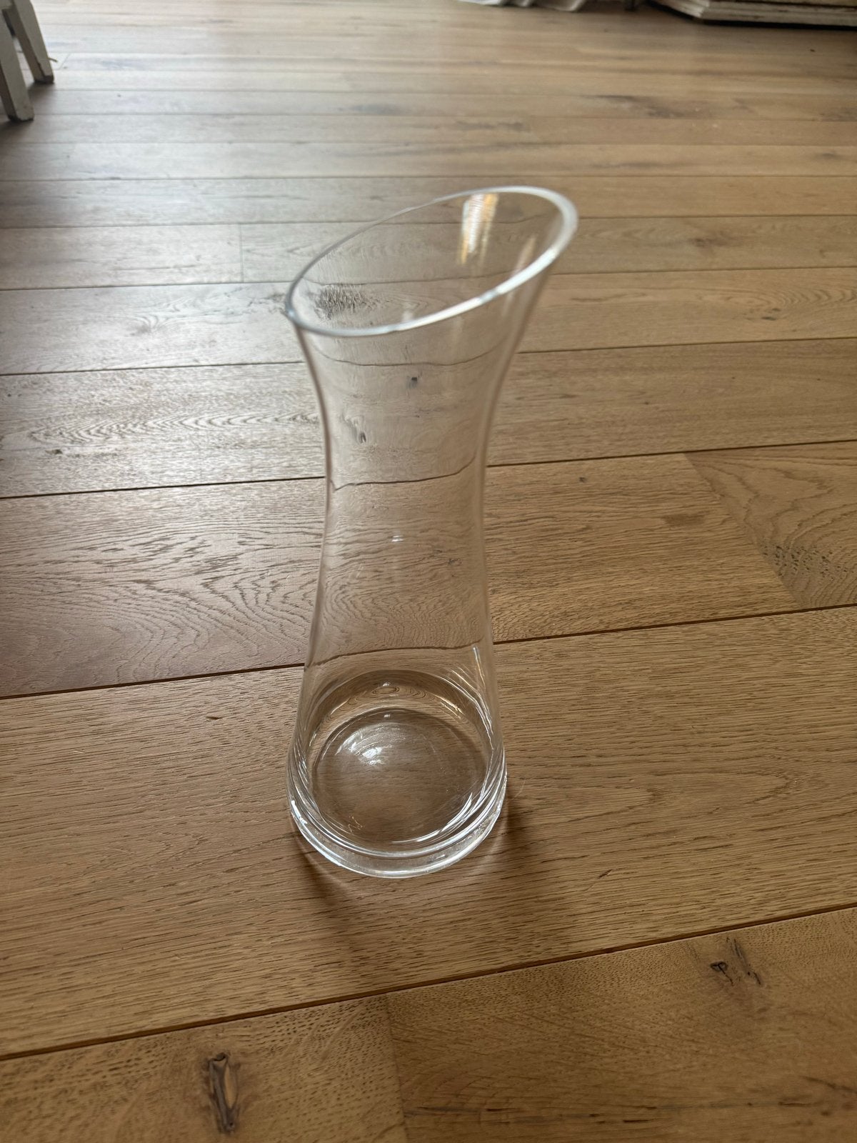 Glazen Karaf - Elegant en Modern Design, Ophalen of Verzenden, Zo goed als nieuw, Transparant, Glas