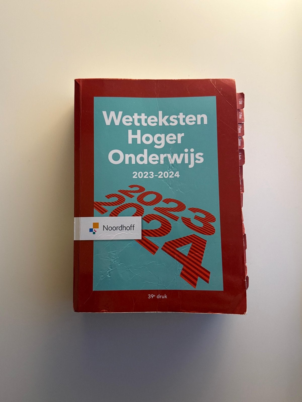 Wetteksten Hoger Onderwijs 2023-2024, Ophalen of Verzenden, Gelezen, HBO