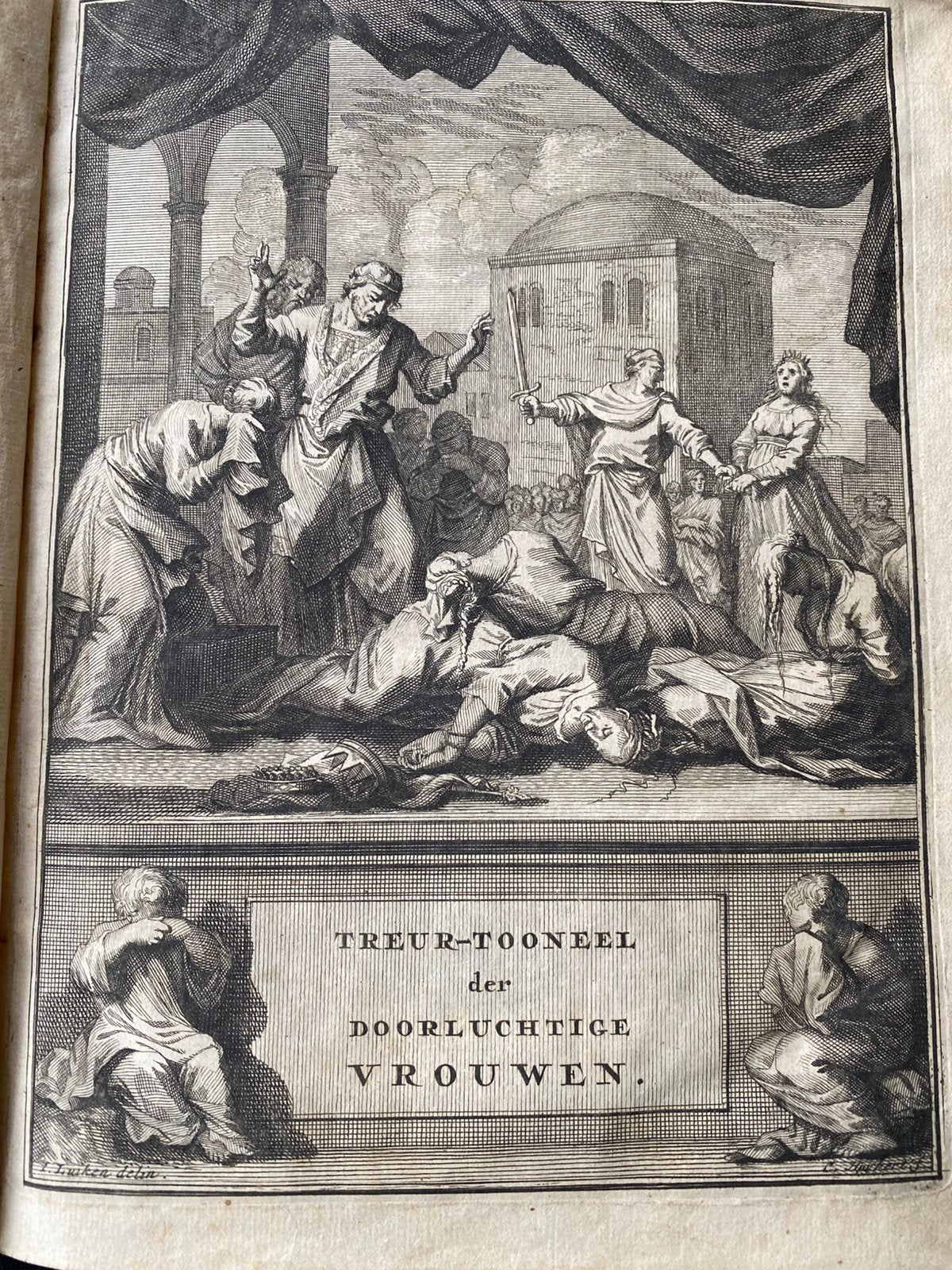 Treur-Toneel der doorluchtige vrouwen A’dam 1699, Ophalen of Verzenden