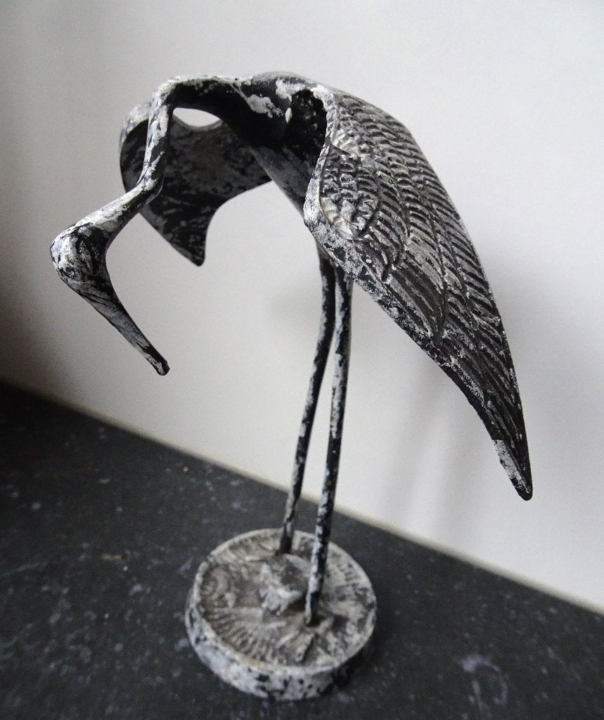 METALEN KRAANVOGEL, Overige stijlen, Ophalen of Verzenden, Zo goed als nieuw, Metaal