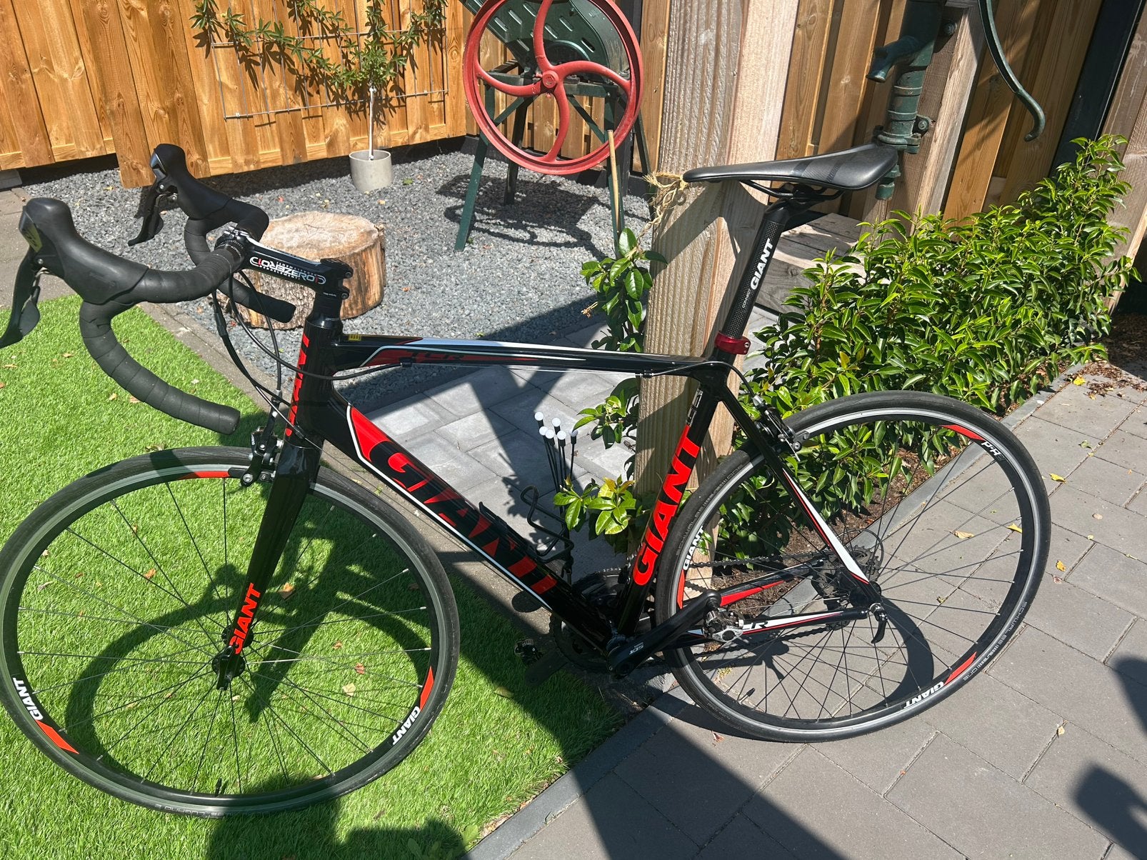 Giant tcr racefiets. Maat m/l, Ophalen, 26 inch, Velgrem, Aluminium