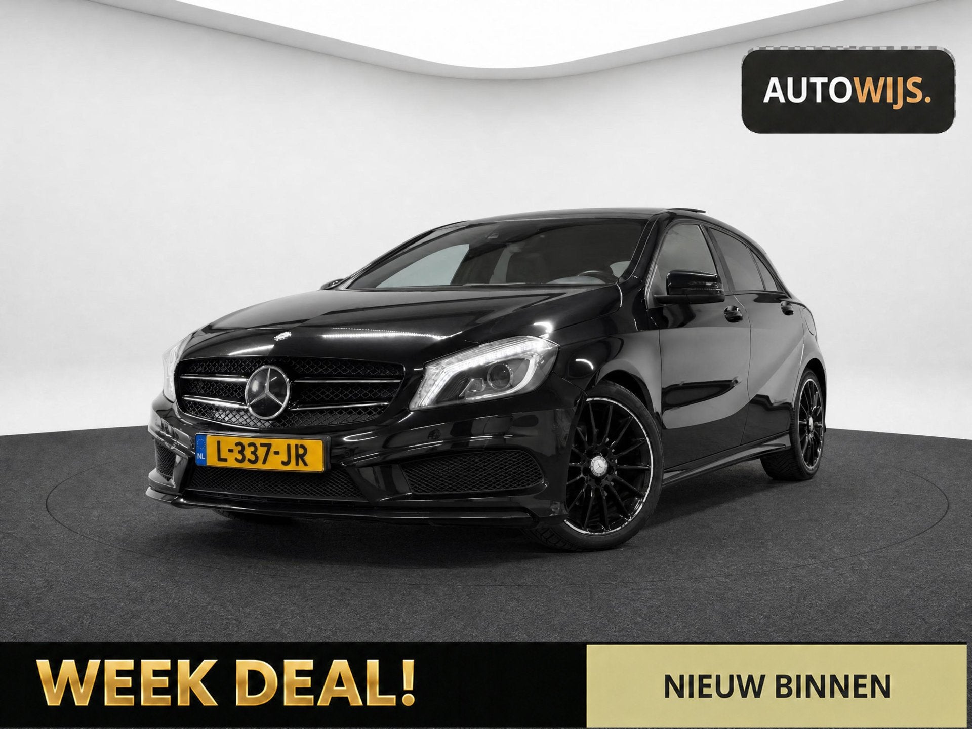 Mercedes-Benz A-klasse 180|AMG LINE|PANO|ALCANTARA|LED|STOEL, Voorwielaandrijving, Dealer onderhouden, Gebruikt, 4 cilinders