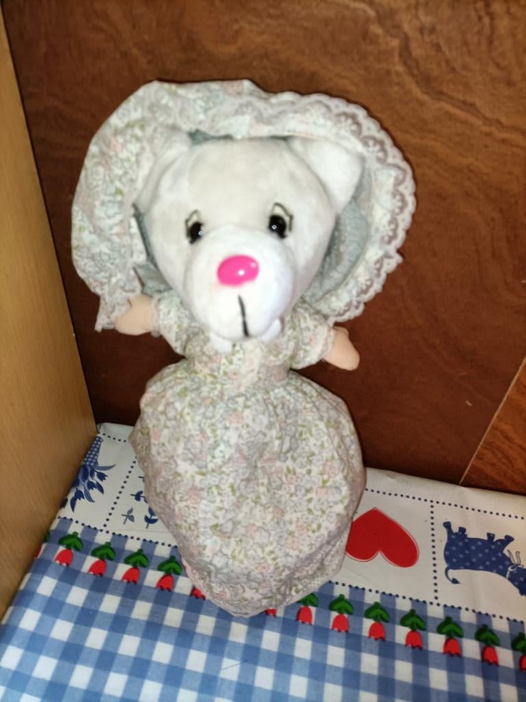 Roodkapje, Boze Wolf en Oma 3-in1 handpop 30 cm groot, Ophalen of Verzenden, Gebruikt, Overige typen