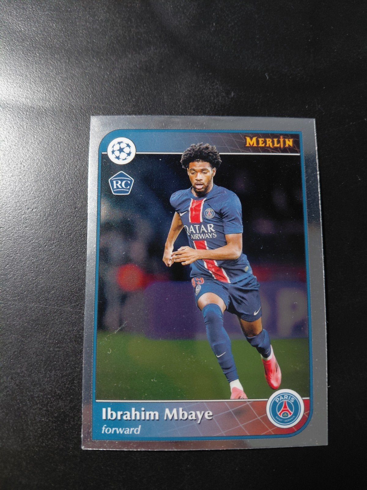Ibrahim mbaye ROOKIE (psg) topps merlin chrome, Ophalen of Verzenden, Nieuw, Buitenlandse clubs, Spelerskaart