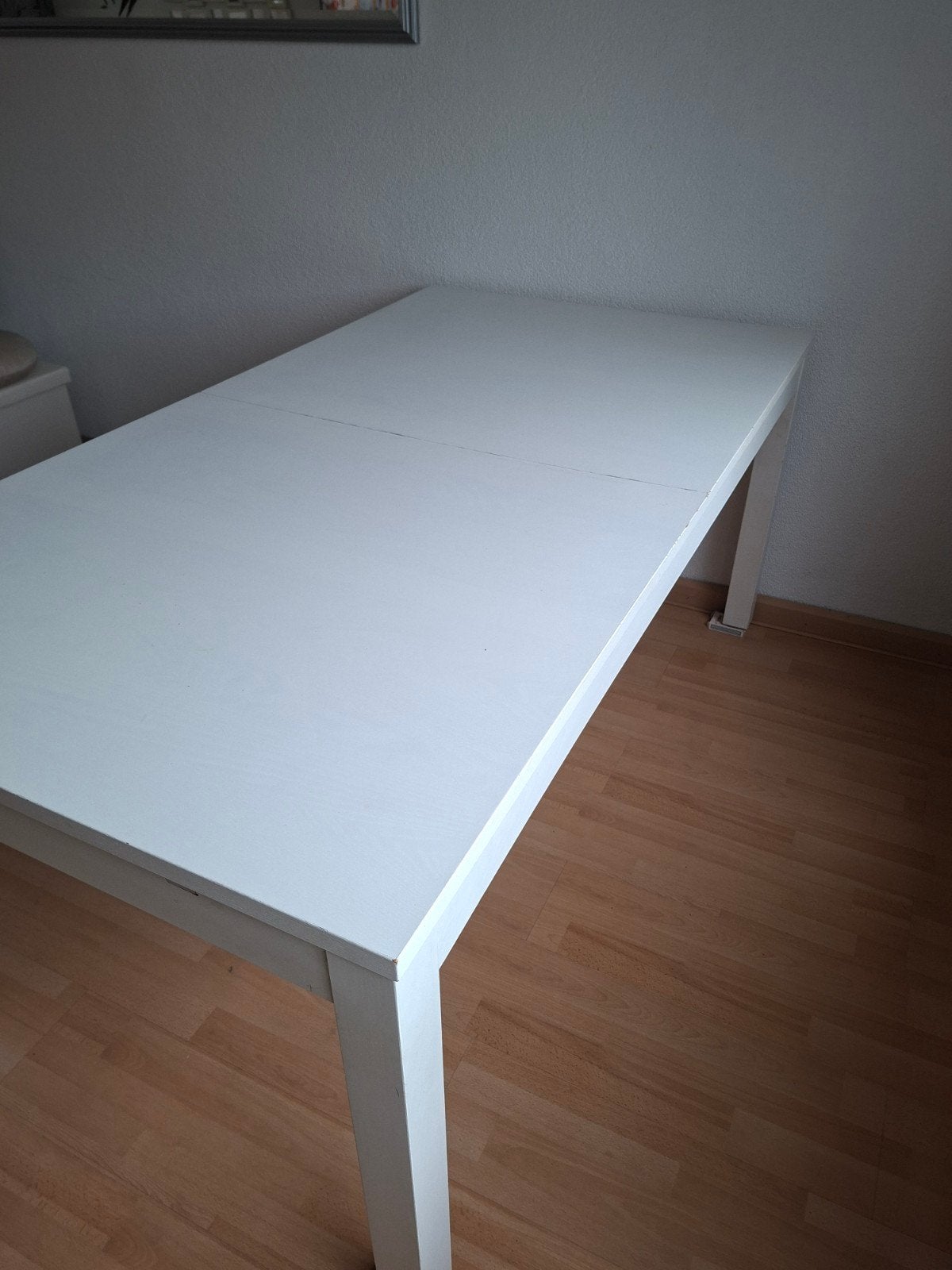 Foto 2 van IKEA Bjursta uitschuifbare eettafel wit