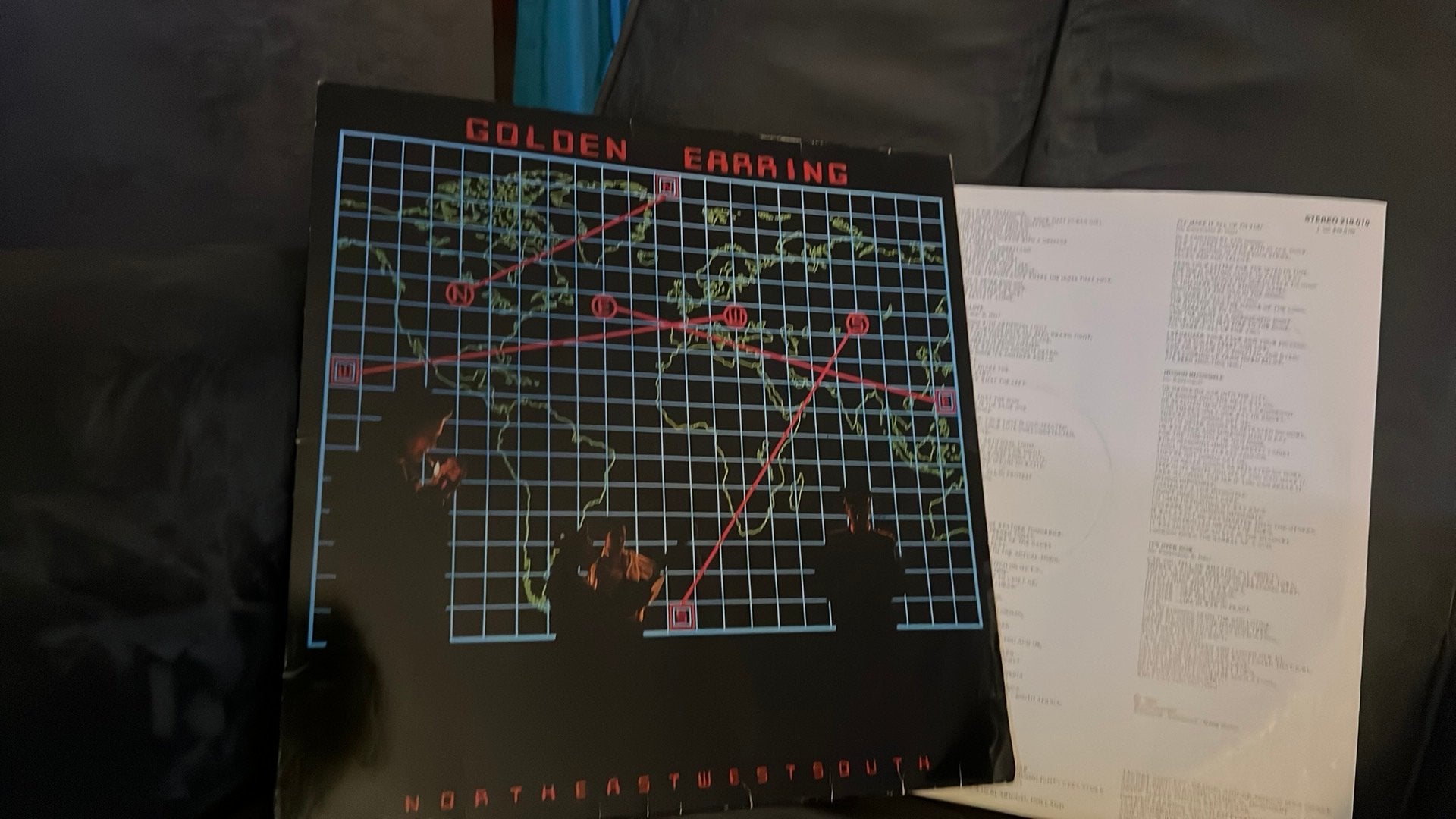 Golden Earring Northeastwestsouth lp, Cd's en Dvd's, Ophalen, Zo goed als nieuw, 12 inch, Poprock