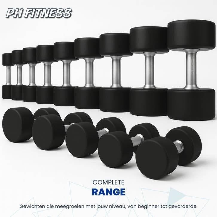 PH Fitness PU Dumbbells - Voordeelset 2-20KG, Dumbbell, Support@phfitness.nl, PH Fitness, Ophalen of Verzenden