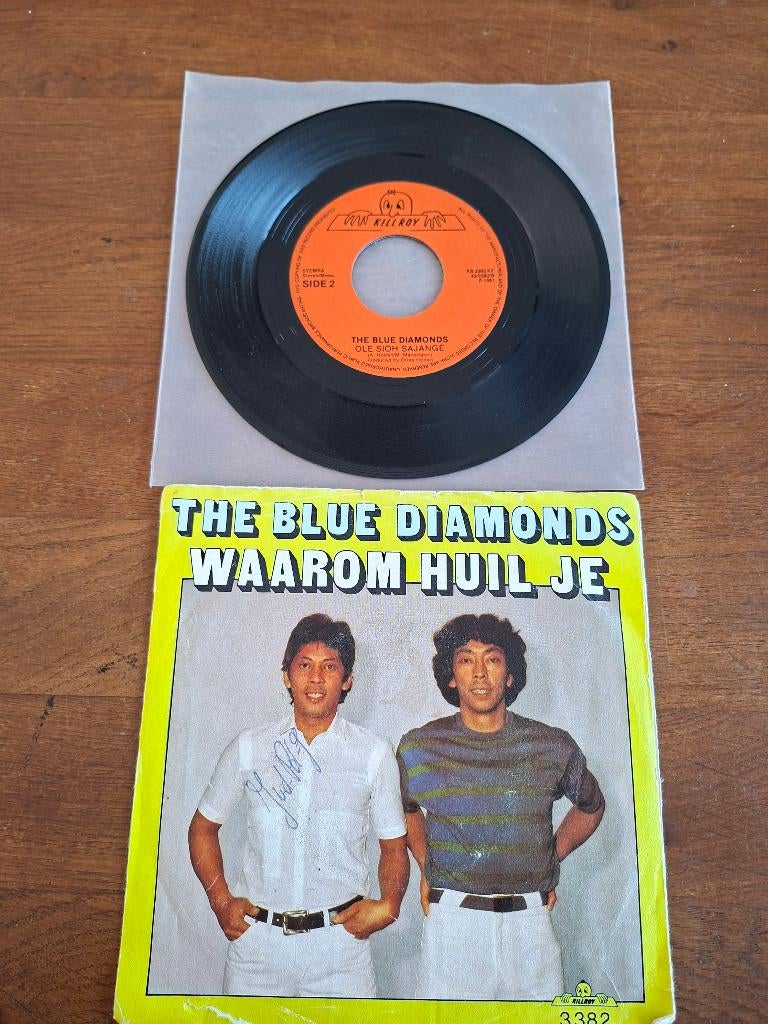 The blue diamonds ,waarom huil je, Gebruikt, 7 inch, Ophalen of Verzenden, Nederlandstalig