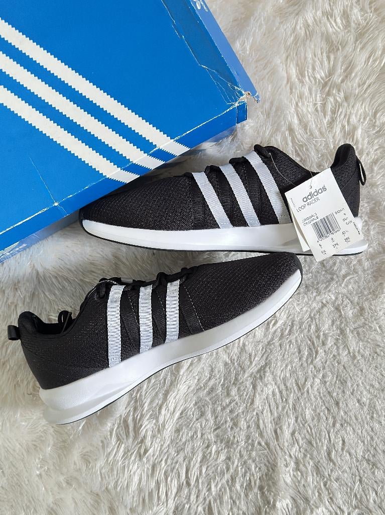 Adidas Loop Racer - maat 43⅓, Zwart, Nieuw, Ophalen of Verzenden, Sneakers of Gympen