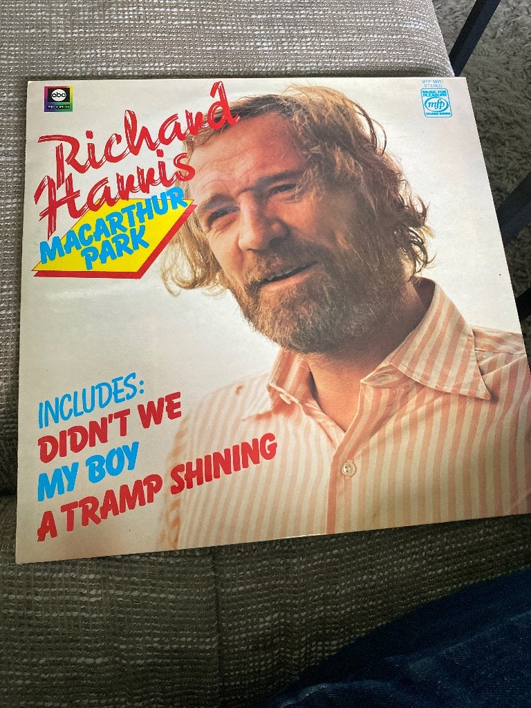 Richard Harris - Macarthur Park LP (1973), Cd's en Dvd's, Vinyl | Pop, Gebruikt, Beschermende buitenhoes, Inclusief binnenhoes