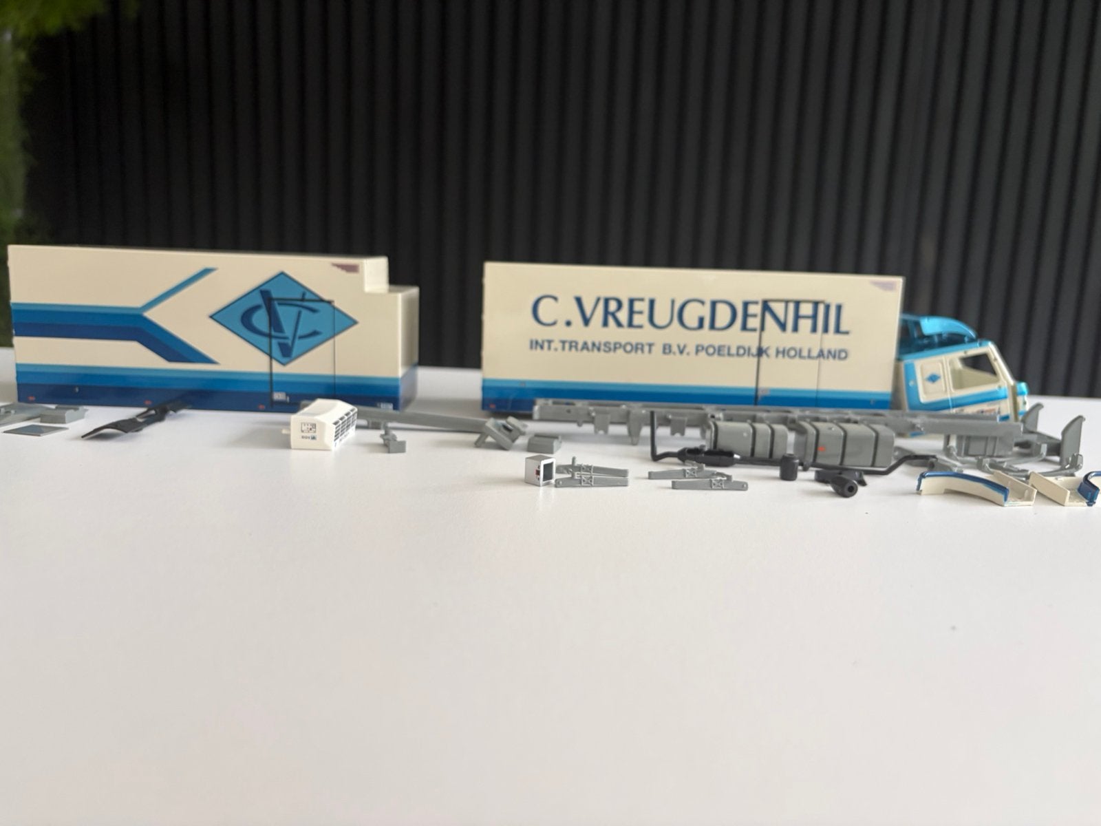 Tekno onderdelen C. Vreugdenhil Scania 113, Hobby en Vrije tijd, Ophalen of Verzenden, Zo goed als nieuw, Bus of Vrachtwagen, Tekno