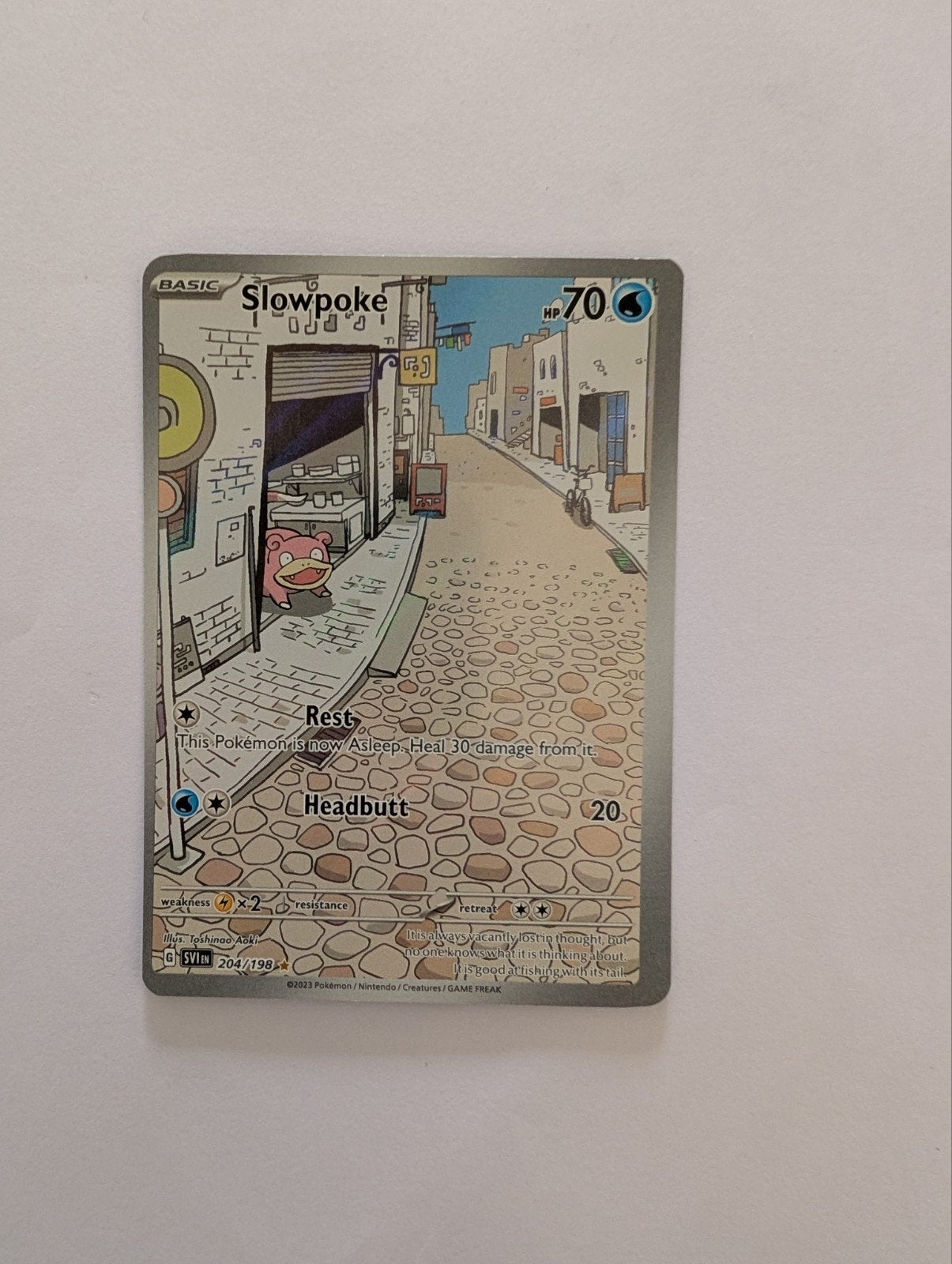 Slowpoke 204/198 SVI, Verzamelen, Ophalen of Verzenden, Zo goed als nieuw, Speelkaart(en)
