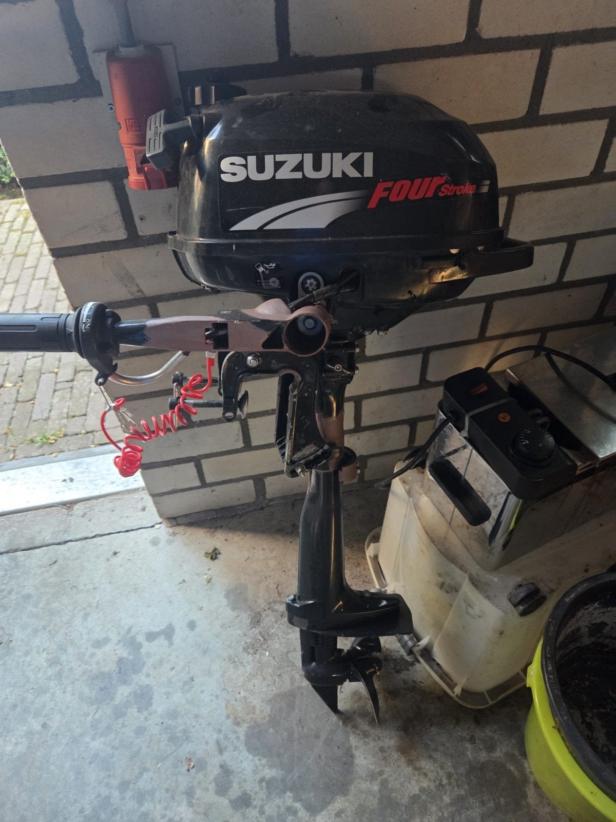 Suzuki Four Stroke buitenboordmotor, Gebruikt, Minder dan 5 pk, Viertaktmotor, Ophalen of Verzenden