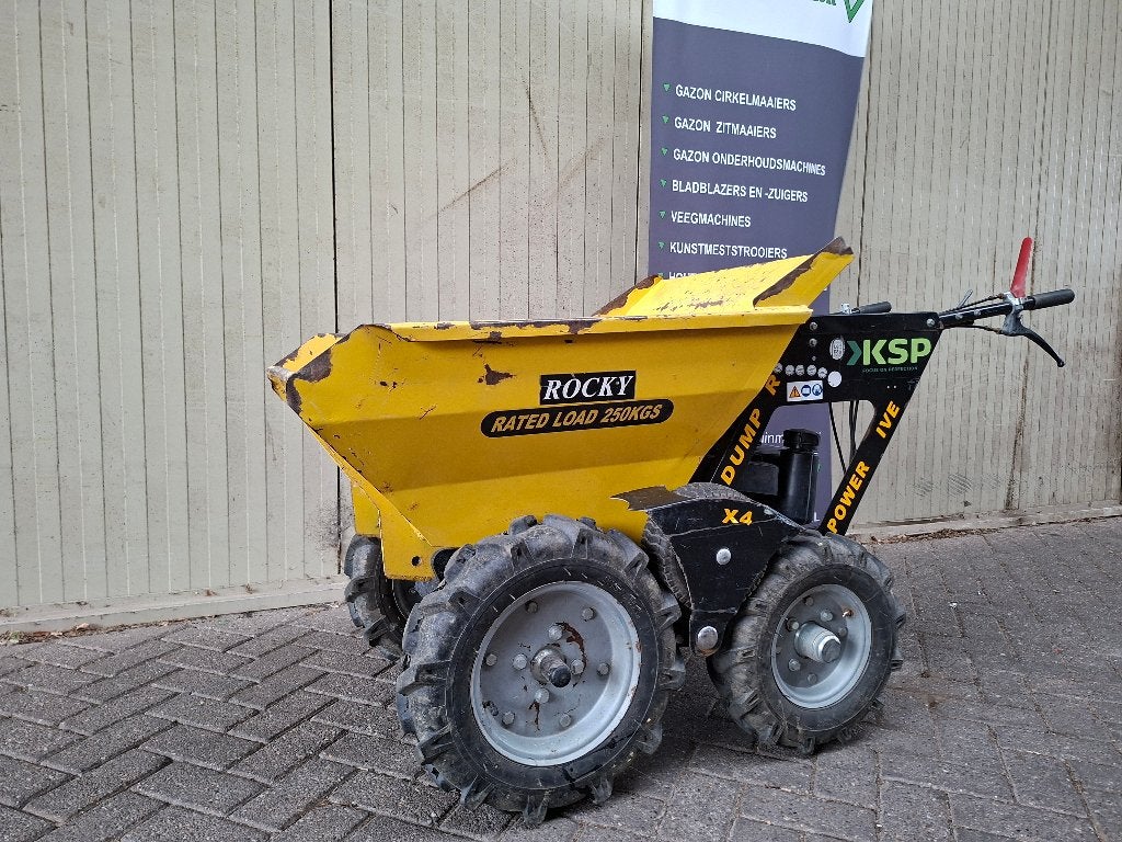 ROCKY Steel kruiwagen 4wielaangedreven, Ophalen of Verzenden, Gebruikt